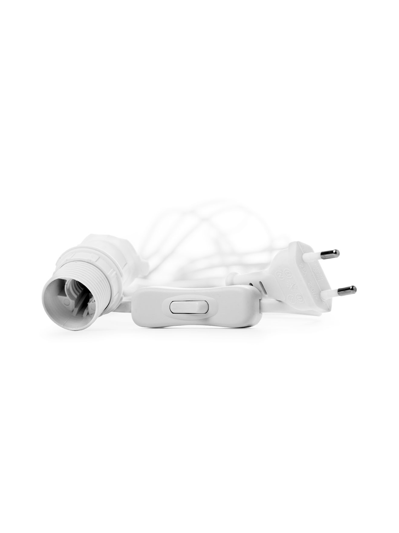 Cable 5 m White with switch