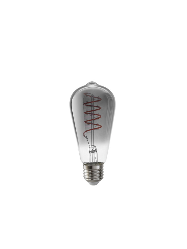 LED ljuskällan Edison är cool med sin rökgråa blanka finish och ...