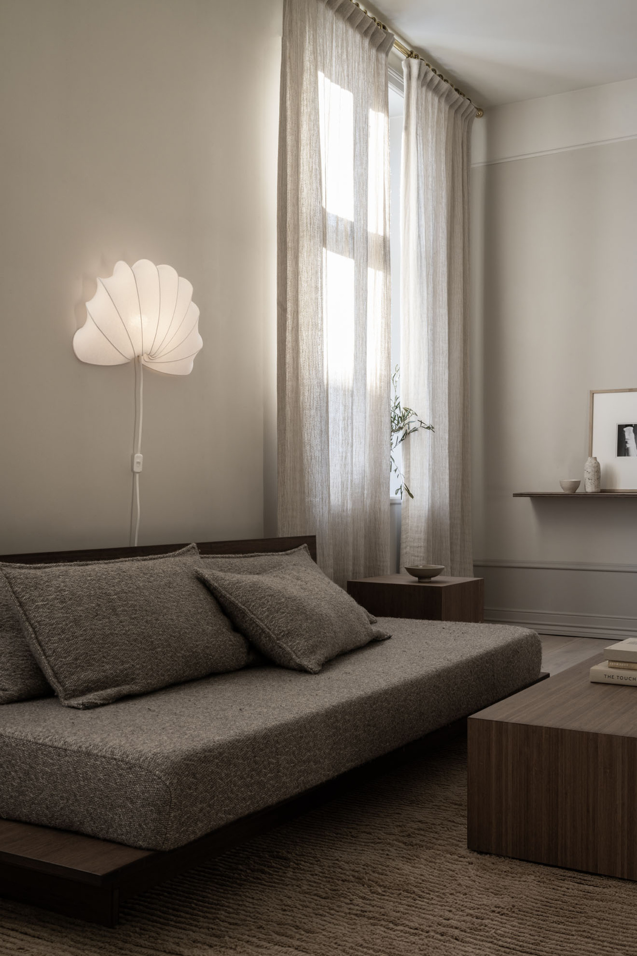 Anna wall L cotton White