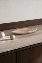 Travertine Deco Ball S beige
