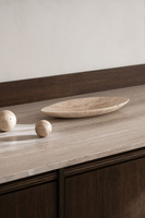 Travertine Deco Ball S beige