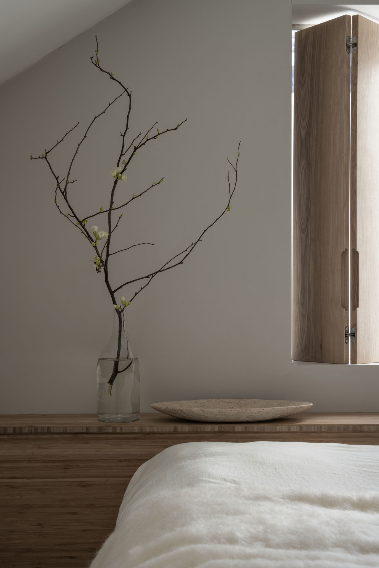 Travertine Deco Bowl Oval beige