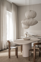 Travertine Deco Bowl Round beige