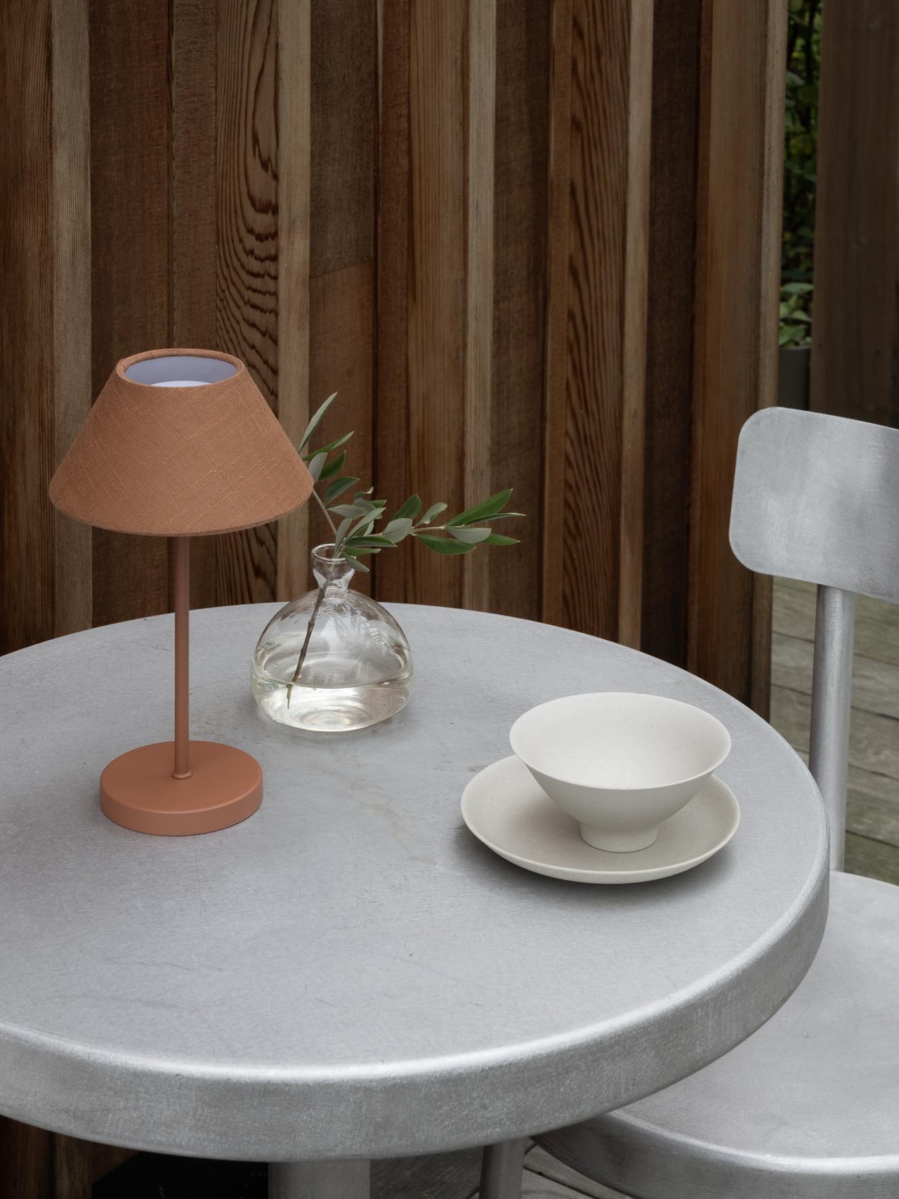 Teya table portable terracotta