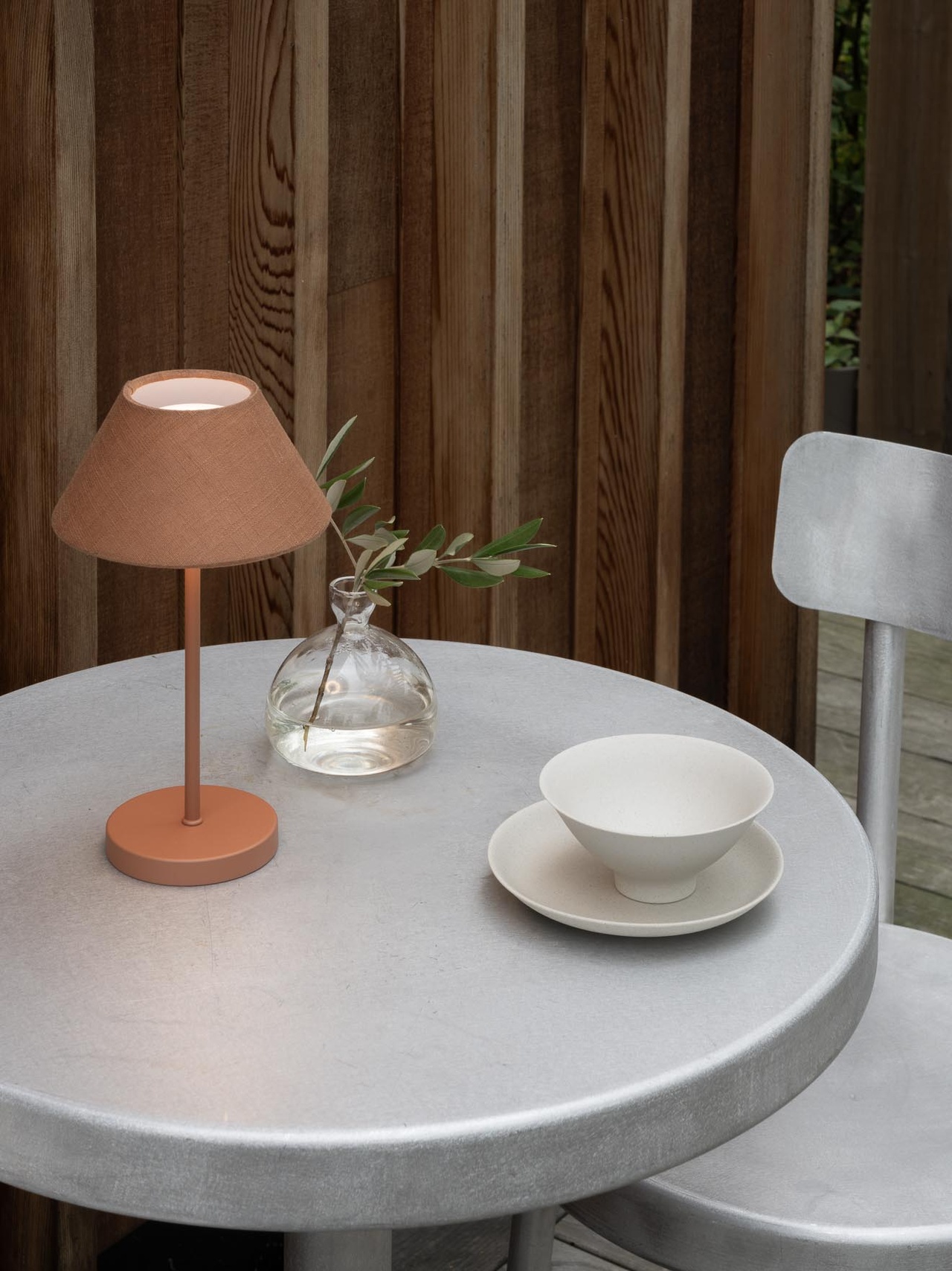 Teya table portable terracotta