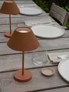 Teya table portable terracotta