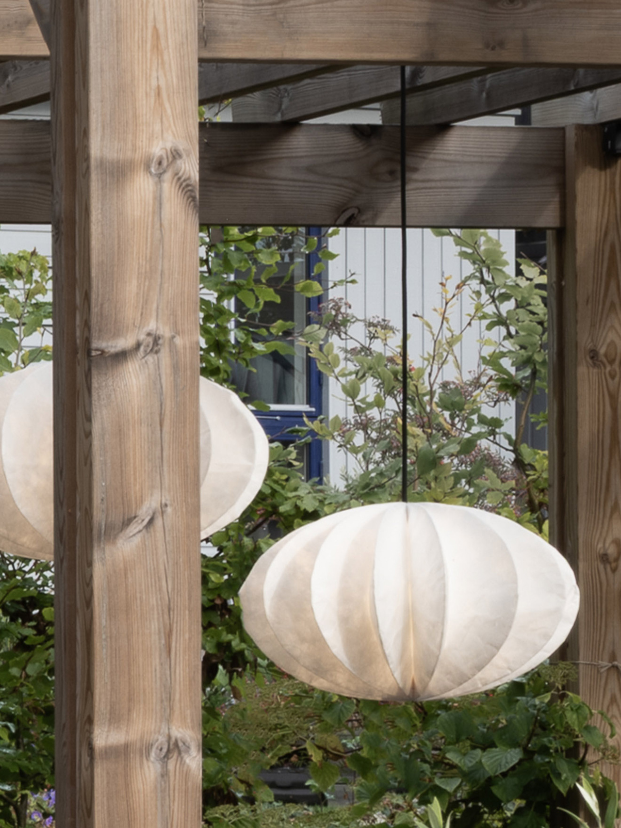 Outdoor cable set textile Black E27