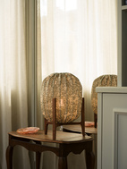 Prisma table Dark ash / African marigold green