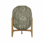Prisma table Oak / African marigold green