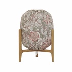 Prisma table Oak / Honeysuckle blush