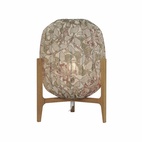 Prisma table Oak / Honeysuckle blush